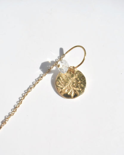 〈Flower lei coin〉Earrings