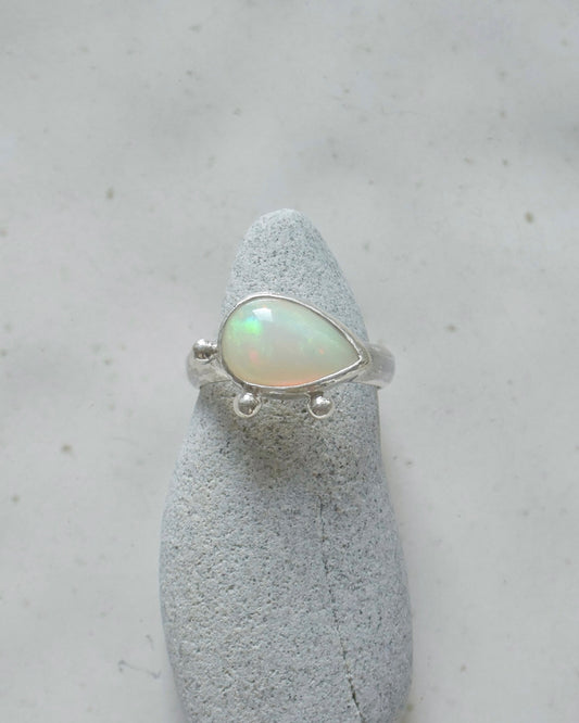 Silver Ring -Opal-