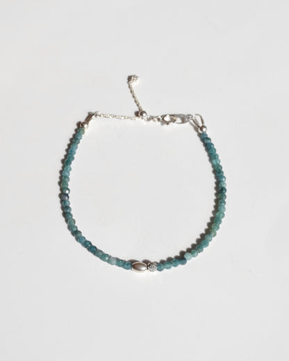 Silver〈Real to you-Bracelet-〉Blue tourmaline