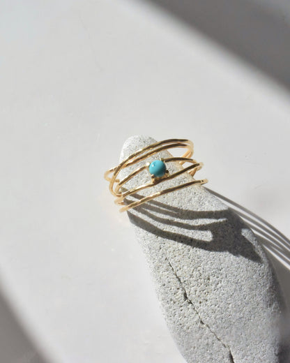 K18pt〈Spinning bubbles　by good intuition〉Turquoise