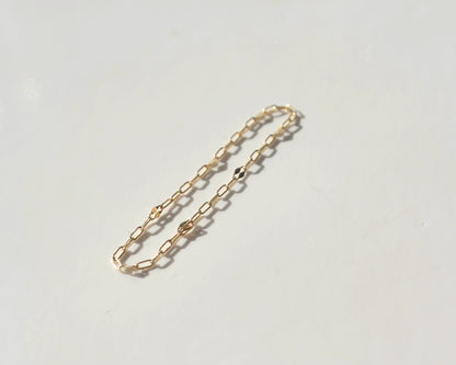 K10&K18〈Skin jewels-Chain ring-〉Lino