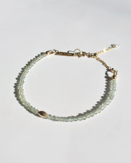 14KGF〈Green apatite〉Bracelet