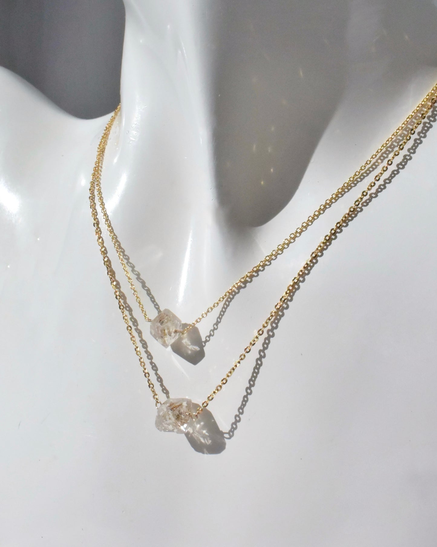 14KGF〈 Oil in quartz〉Necklace