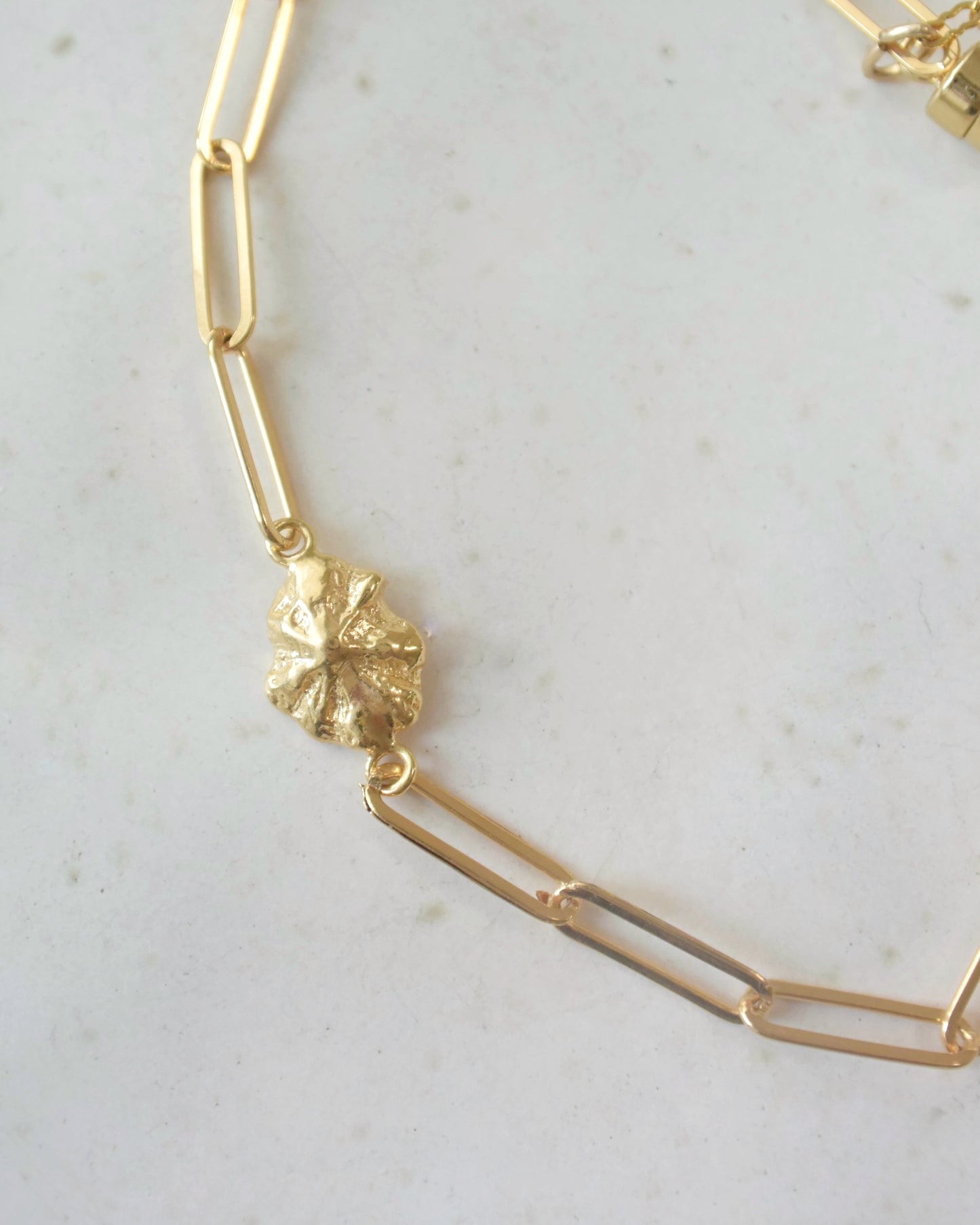 K18pt&14KGF〈Cast of real ocean〉Bracelet-C-