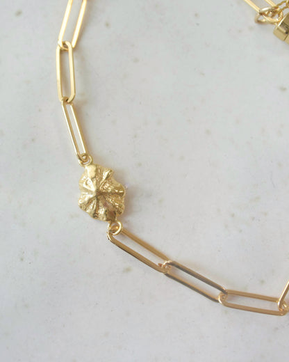 K18pt&14KGF〈Cast of real ocean〉Bracelet-C-