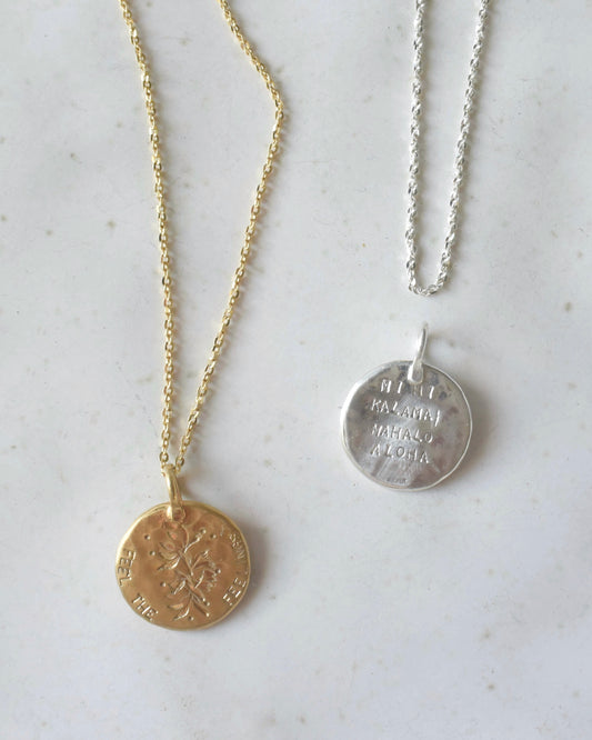 〈Inspired by Hoʻoponopono coin〉Charm&Necklace