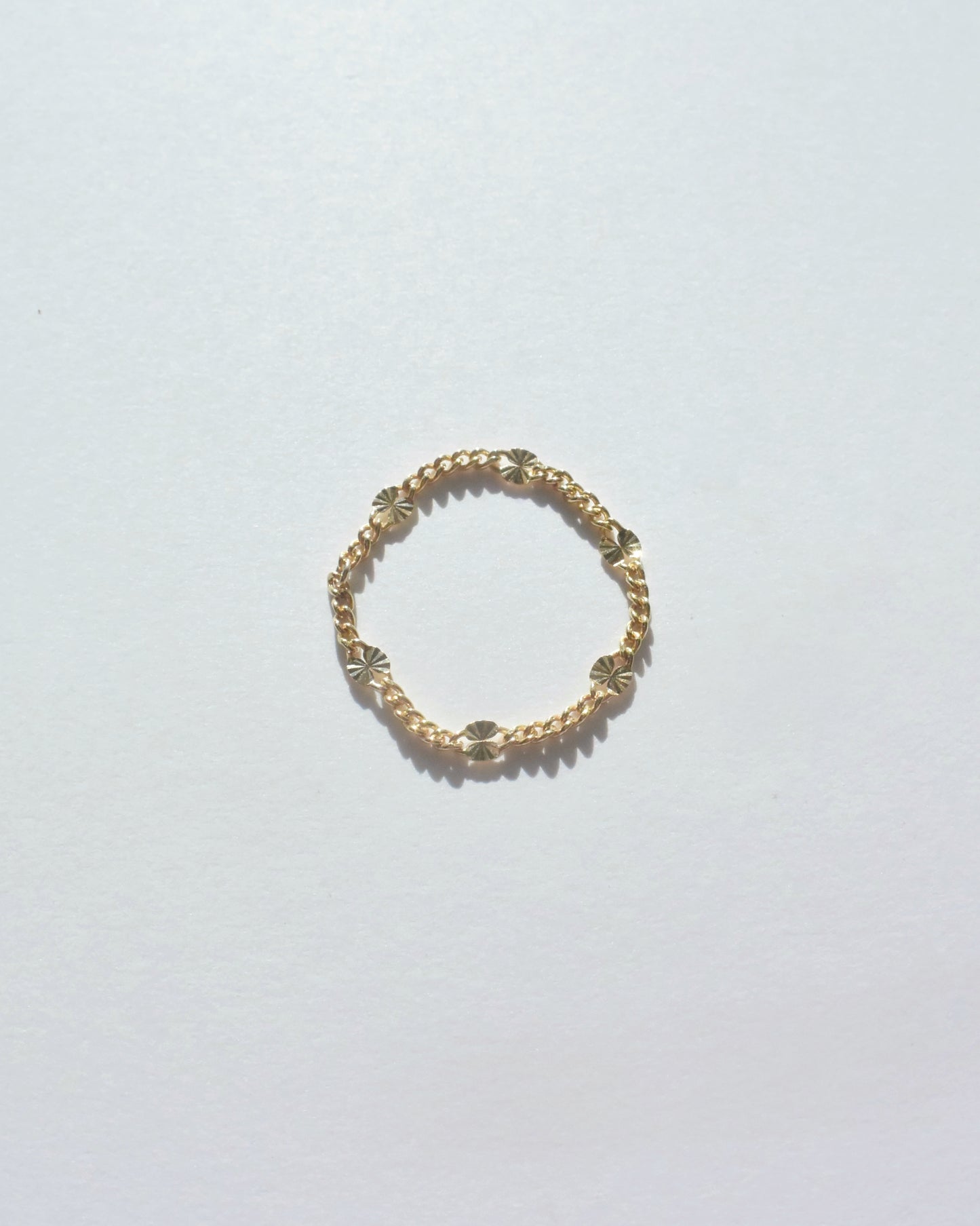［送料込み］14KGF〈Chain ring〉Lā