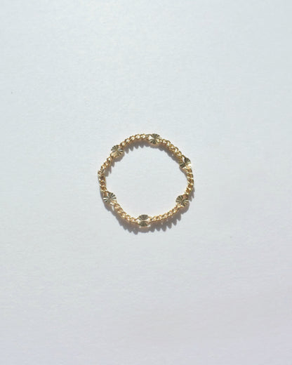 ［送料込み］14KGF〈Chain ring〉Lā