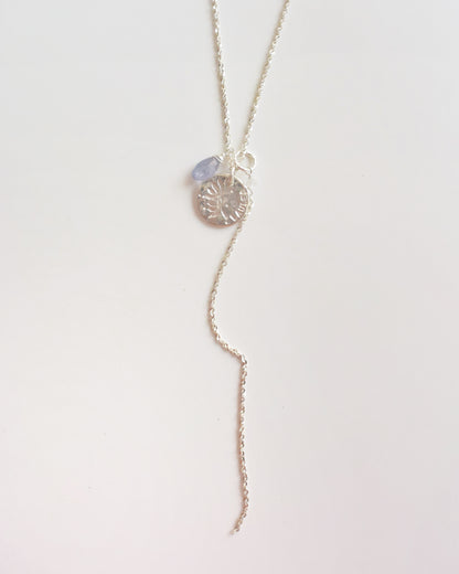 ［即納］Silver〈Flower lei coin necklace〉