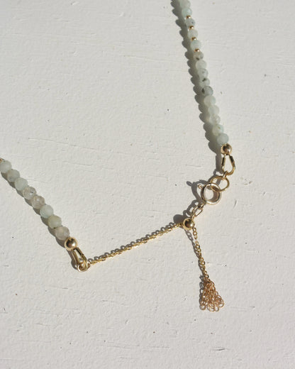 14KGF〈Earthing beads necklace〉Jasper&Opal