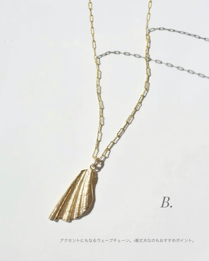 ［受注生産］ K18pt&14KGF〈Sea chips〉Necklace | ネックレス