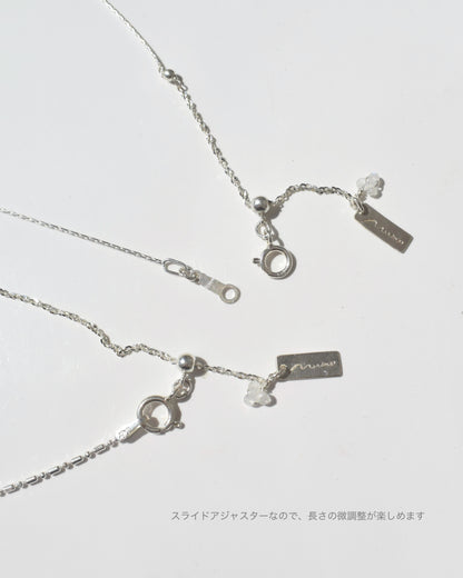［受注生産］ Silver〈Sea chips〉Necklace | ネックレス
