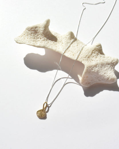 Silver＆K18plating〈Sunshine charm〉 Necklace