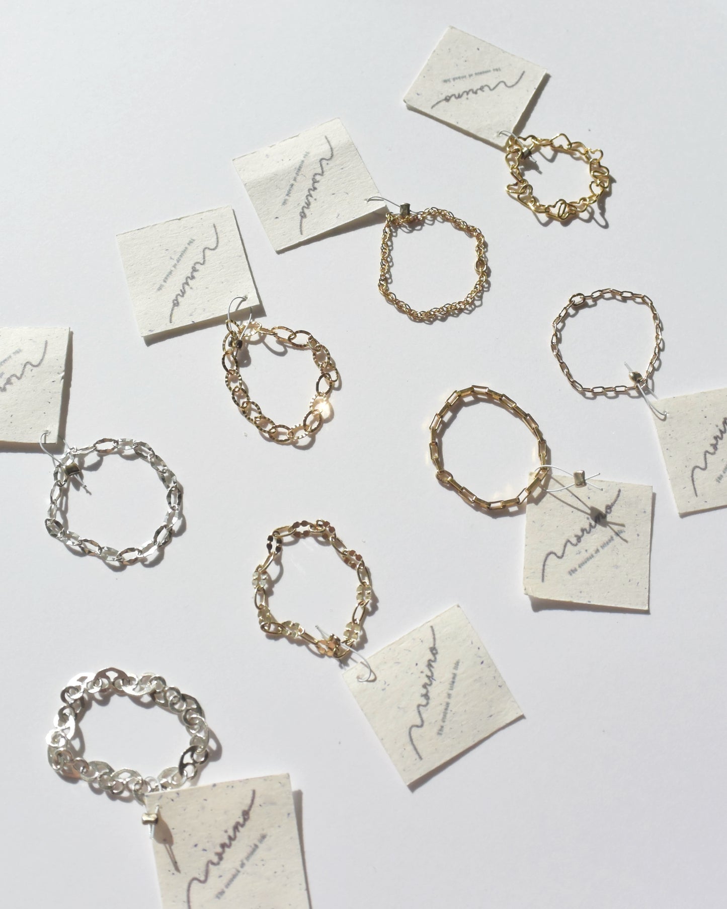 ［送料無料］Silver＆14KGF〈ChaIn rIng〉