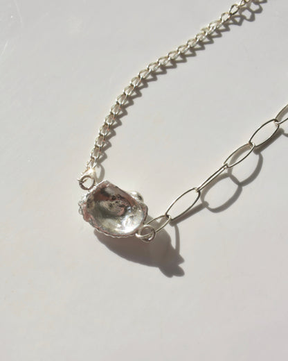 Silver〈Cast of real ocean〉Bracelet-B-