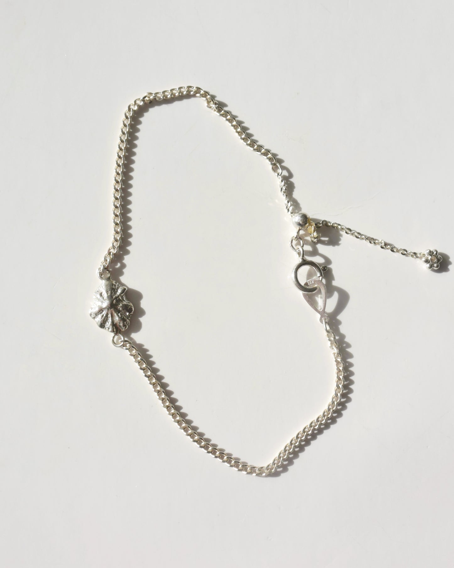 Silver〈Cast of real ocean〉Braelet-C-