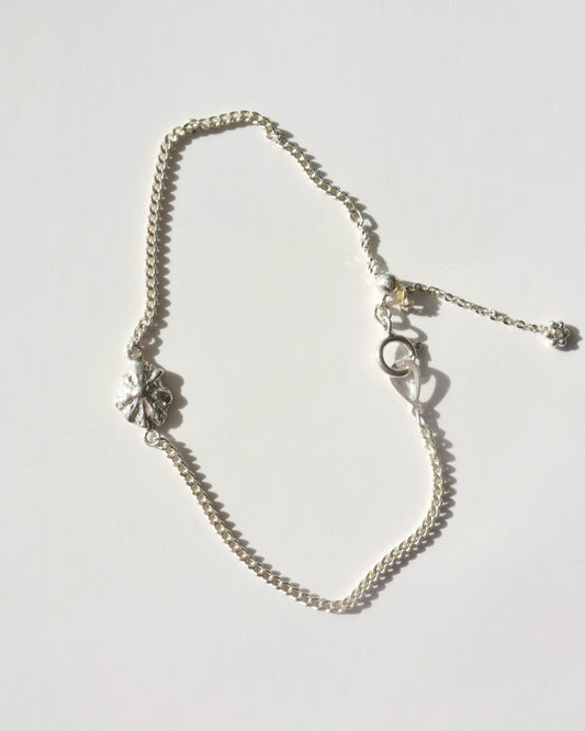 Silver〈Cast of real ocean〉Braelet-C-