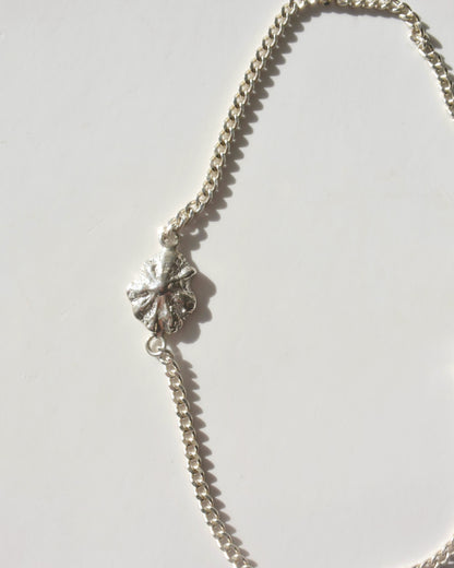 Silver〈Cast of real ocean〉Braelet-C-