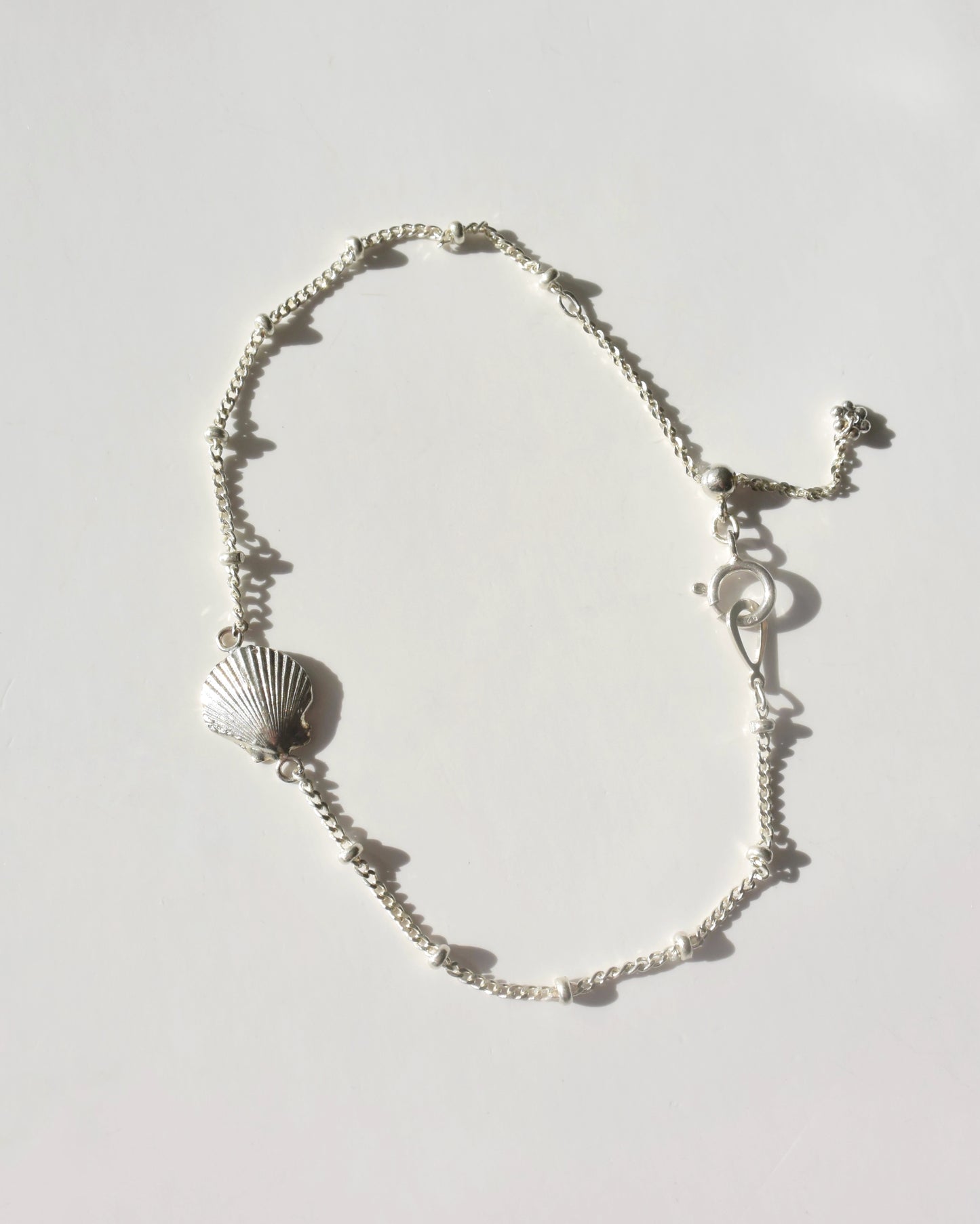 Silver〈Cast of real ocean〉Braacelet-A-