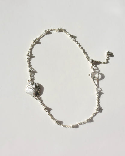 Silver〈Cast of real ocean〉Braacelet-A-