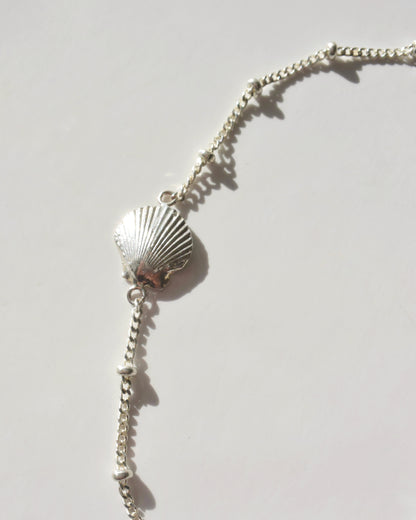 Silver〈Cast of real ocean〉Braacelet-A-