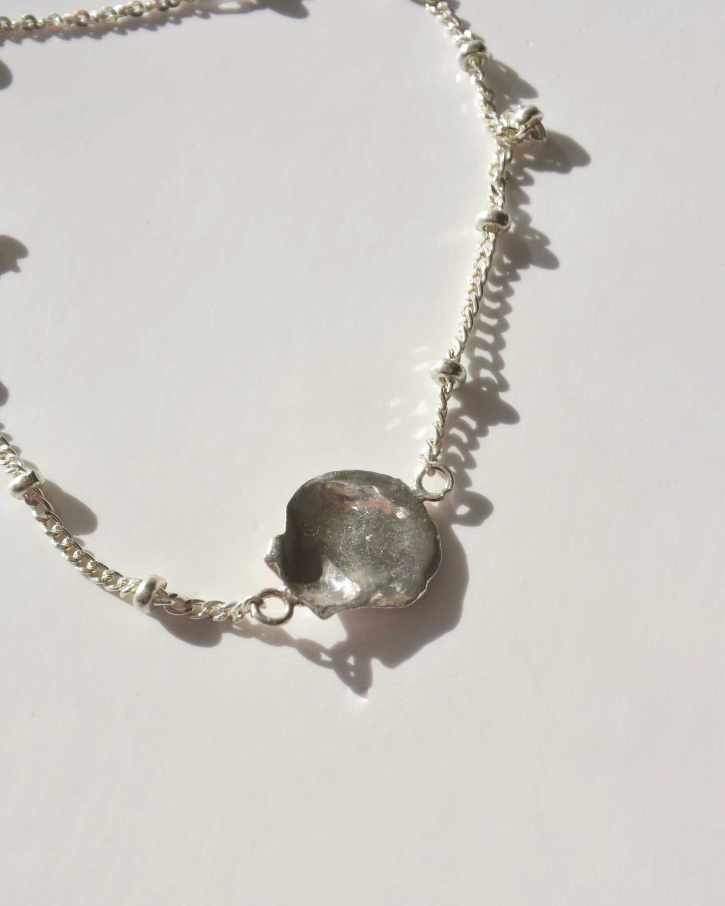 Silver〈Cast of real ocean〉Braacelet-A-