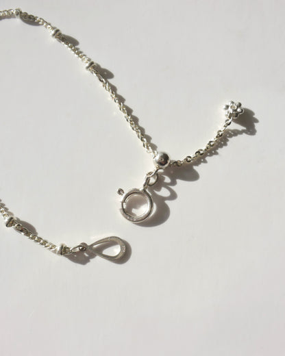 Silver〈Cast of real ocean〉Braacelet-A-