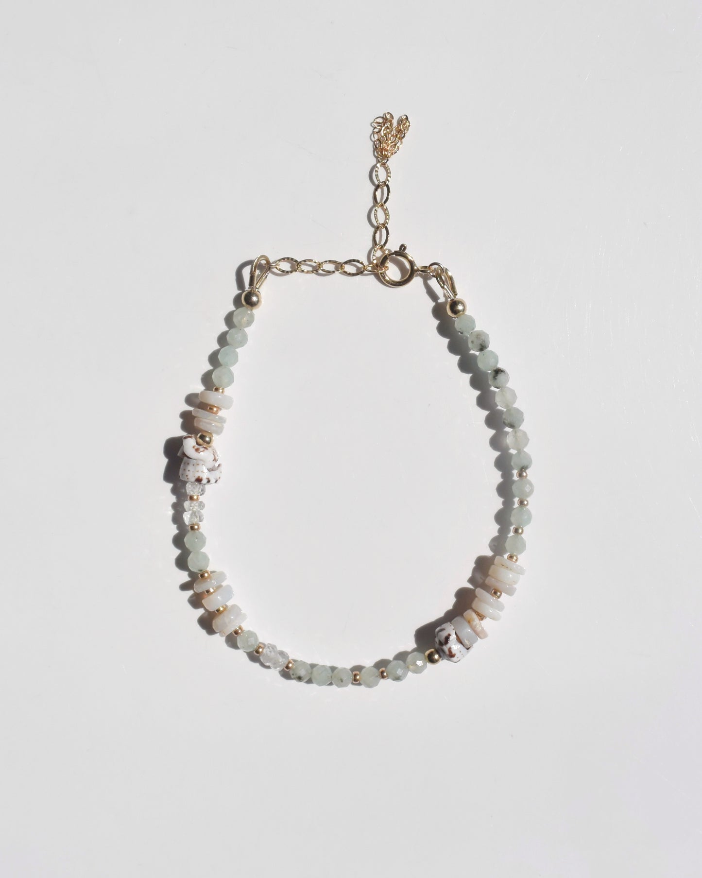 14KGF〈Stone Bracelet〉Jasper&Opal