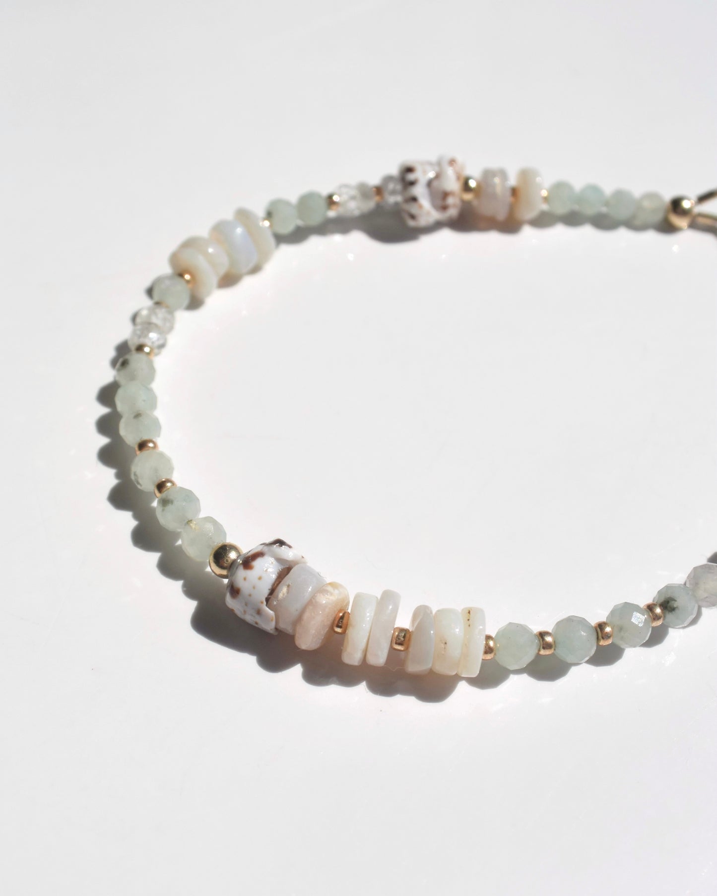 14KGF〈Stone Bracelet〉Jasper&Opal