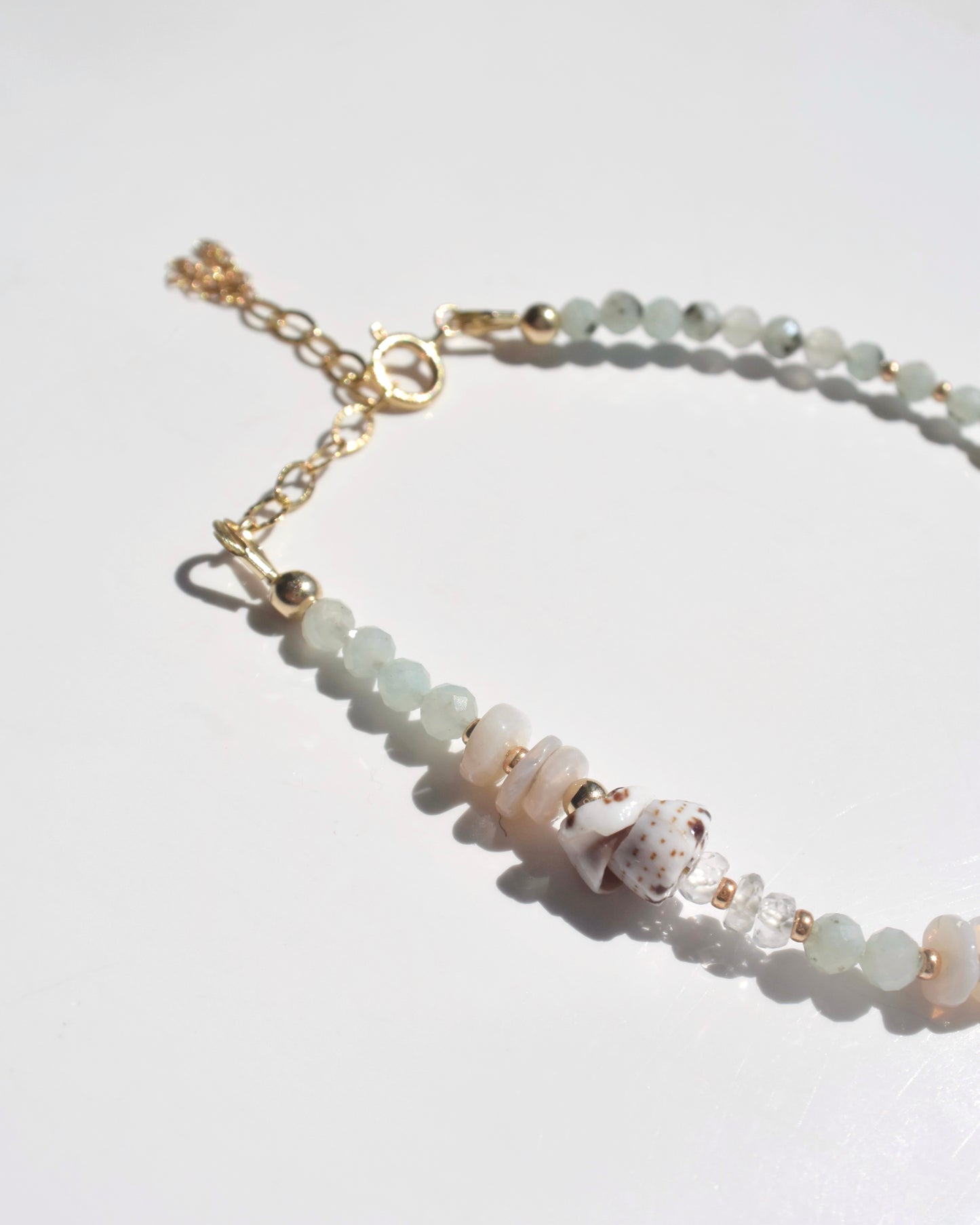 14KGF〈Stone Bracelet〉Jasper&Opal