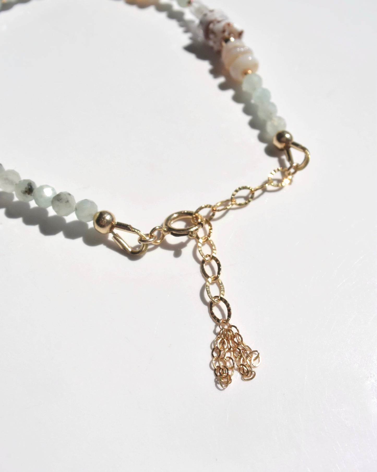 14KGF〈Stone Bracelet〉Jasper&Opal