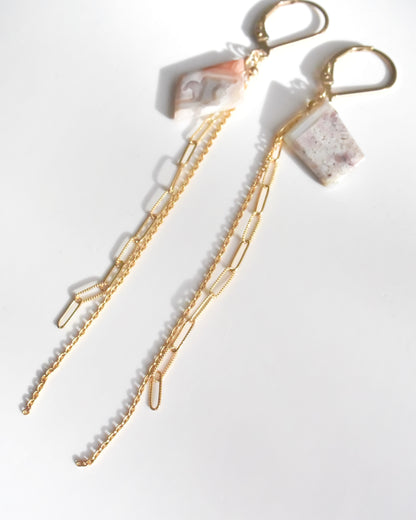 14KGF〈Agate〉Earrings