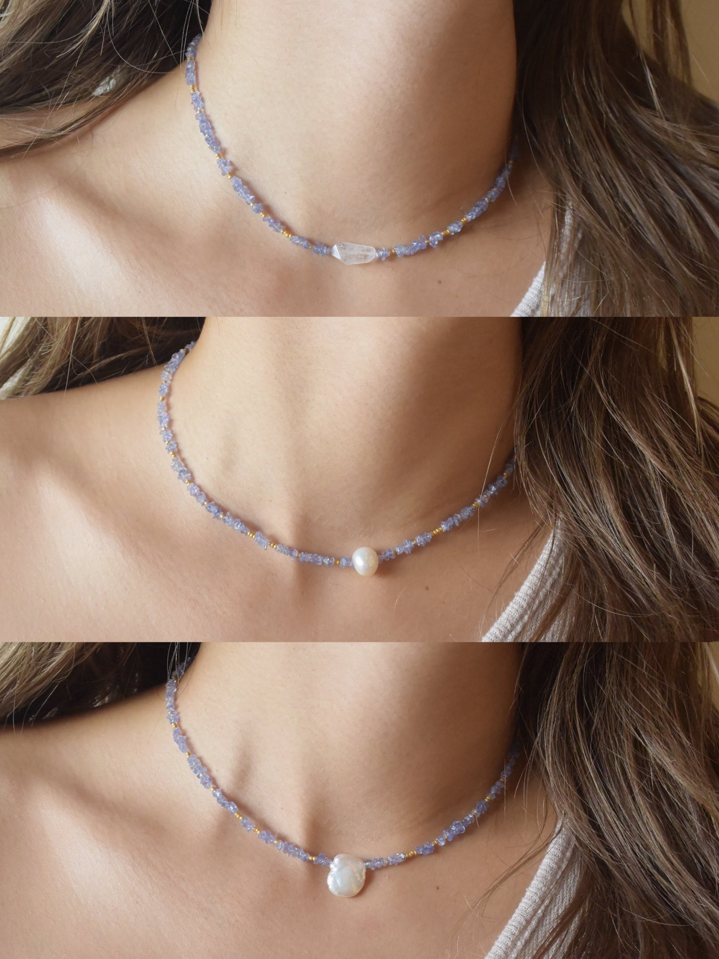 14KGF〈 Tanzanite Necklace〉