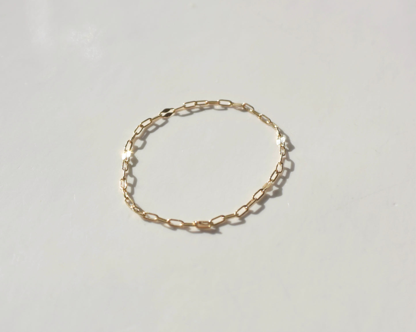 K10&K18〈Skin jewels-Chain ring-〉Lino