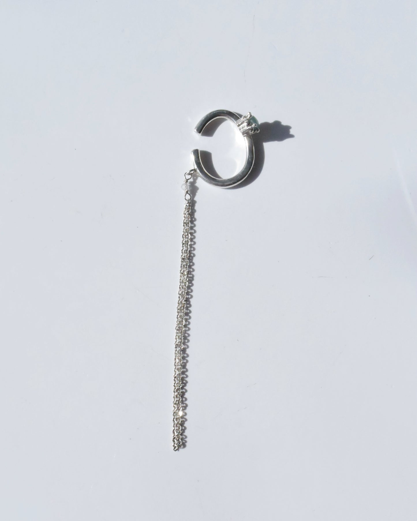 Silver 〈Ear cuff〉Grandidierite