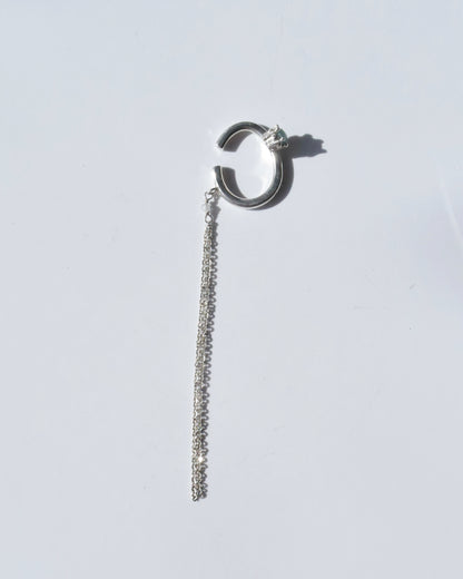 Silver 〈Ear cuff〉Grandidierite