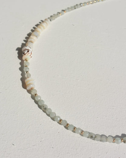 14KGF〈Earthing beads necklace〉Jasper&Opal
