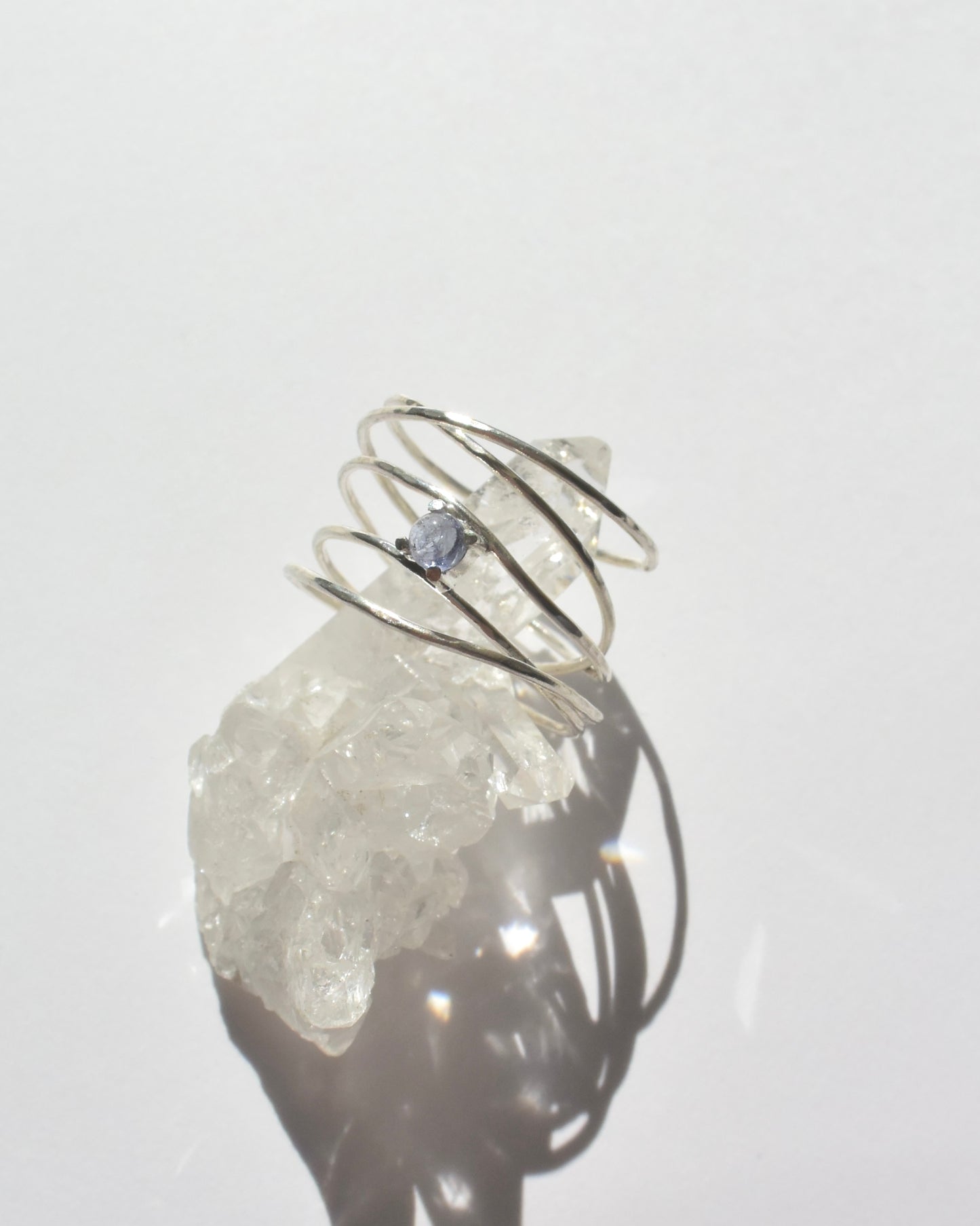 ［一点物］〈Spinning bubbles〉by good intuition -Tanzanite/13号-