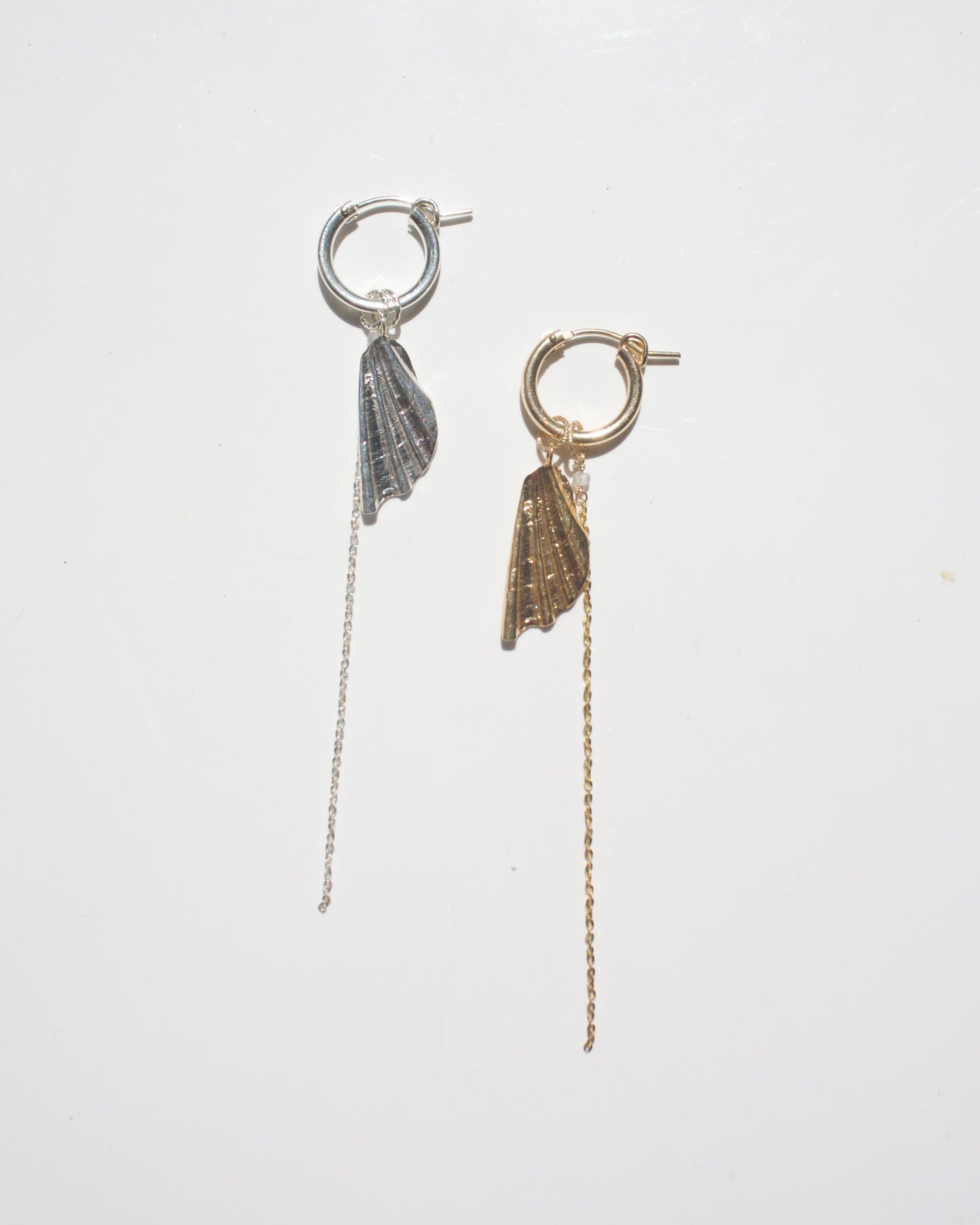 〈Sea chips〉Earrings-Silver-