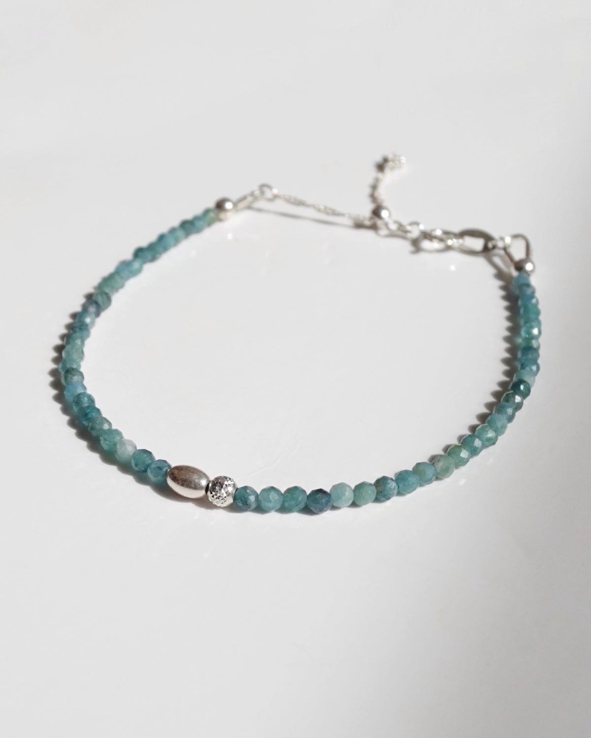 Silver〈Real to you-Bracelet-〉Blue tourmaline