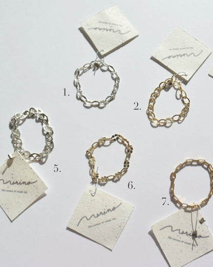 ［送料無料］Silver＆14KGF〈ChaIn rIng〉