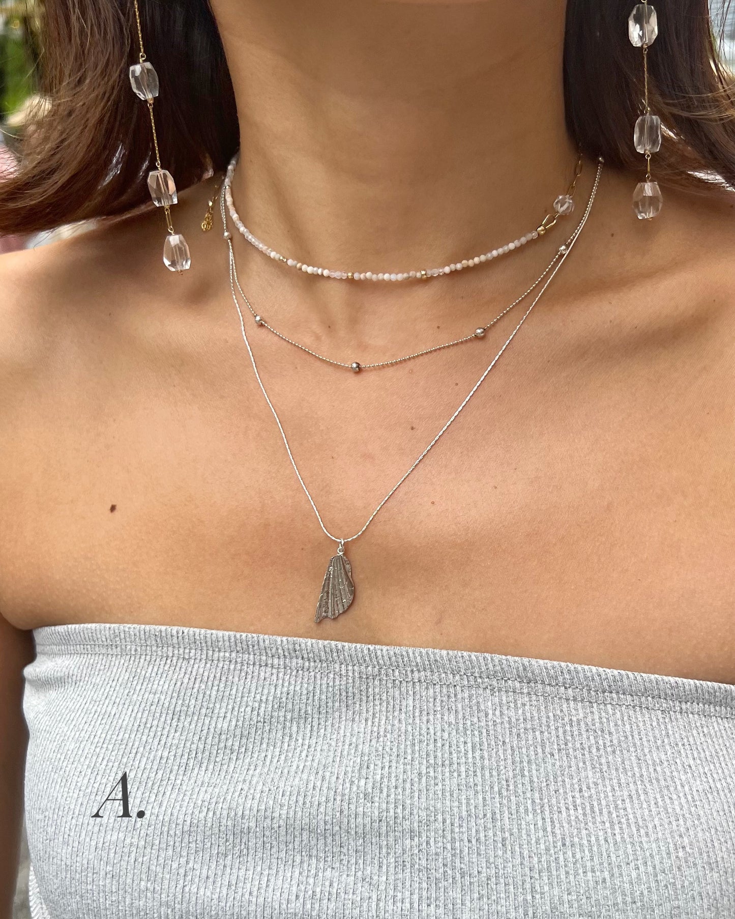 ［受注生産］ Silver〈Sea chips〉Necklace | ネックレス