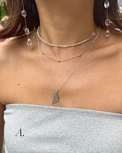 ［受注生産］ Silver〈Sea chips〉Necklace | ネックレス