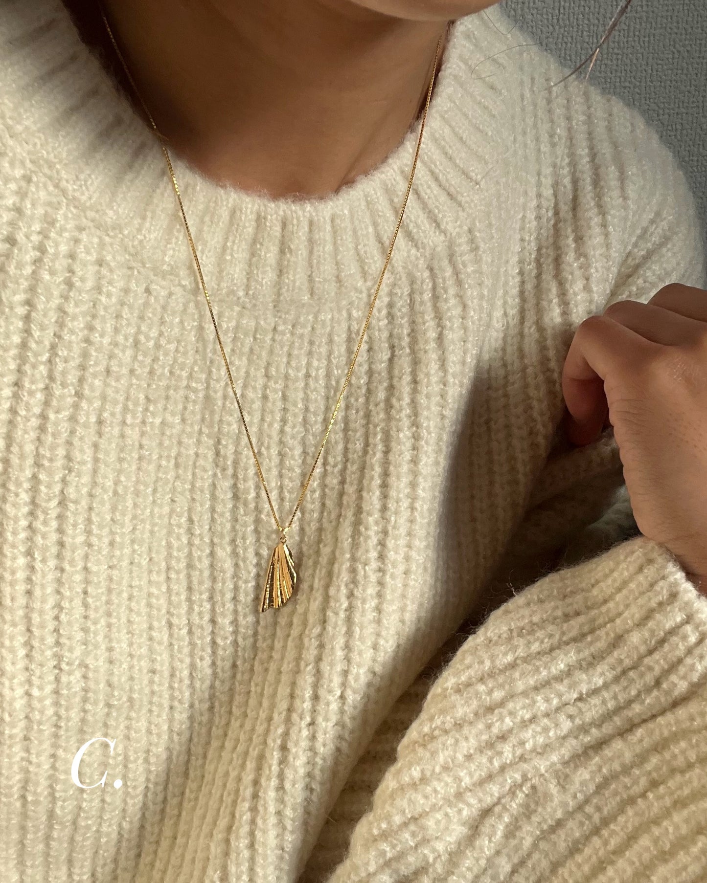 ［受注生産］ K18pt&14KGF〈Sea chips〉Necklace | ネックレス