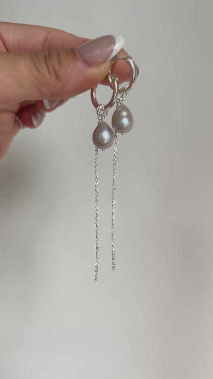 Silver〈Gray fresh water pearl〉